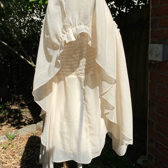 Victoria’s Secret Blouse Creme Chiffon Romantic - Picture 3 of 6